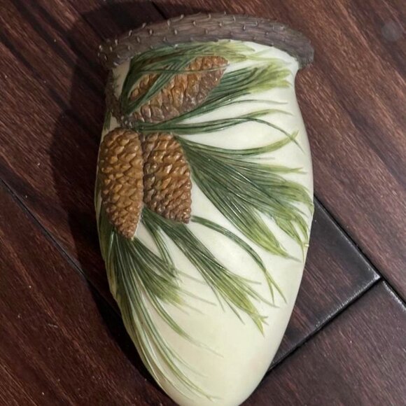 Vintage Ibis & Orchid Design #126 Pine Cone Wall Pocket Planter - Picture 2 of 9